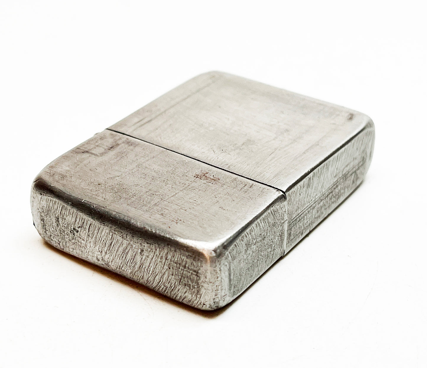 1946 Zippo Three-Barrel Hinge Lighter with Original Nickel Silver Insert