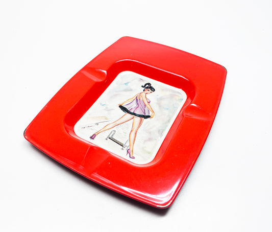1950s Pinup Girl Ashtray