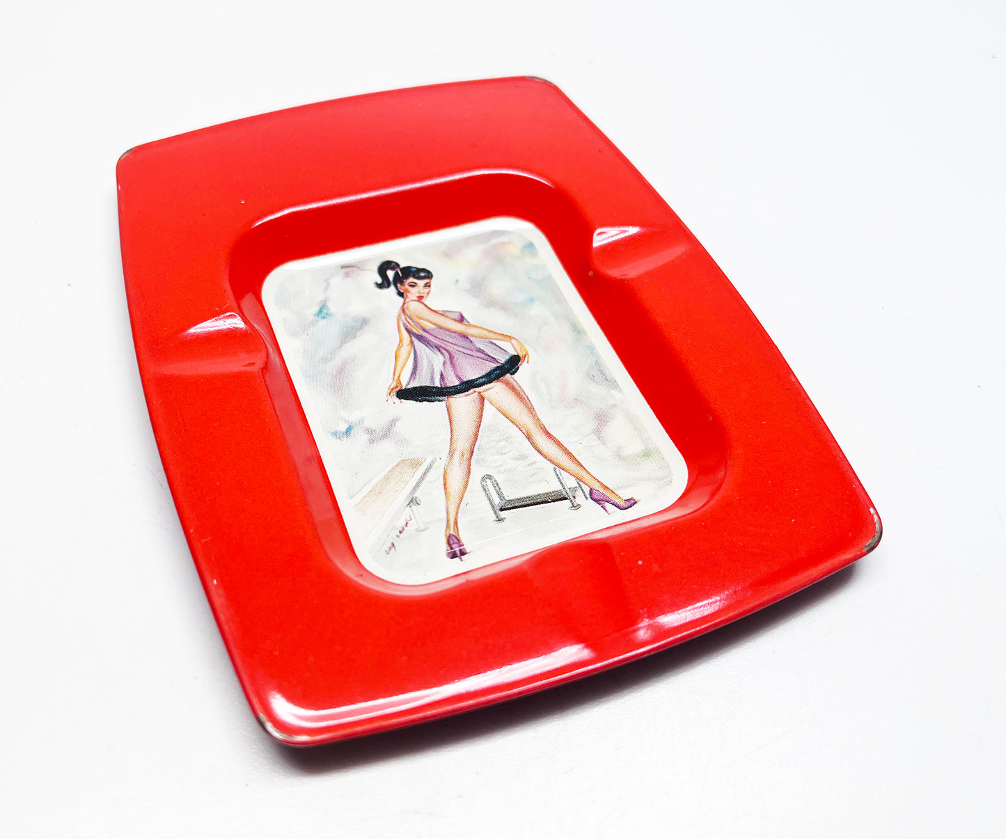 1950s Pinup Girl Ashtray