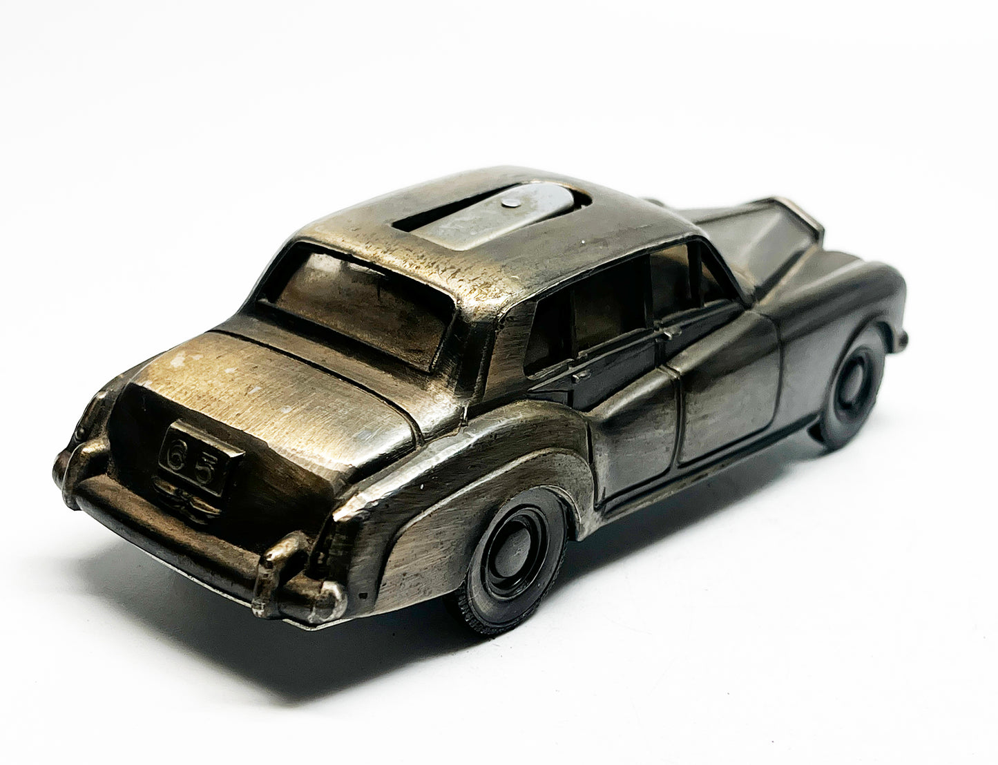 1960s Semi Automatic Push Button Rolls Royce Cloud Luxury Car Table Lighter