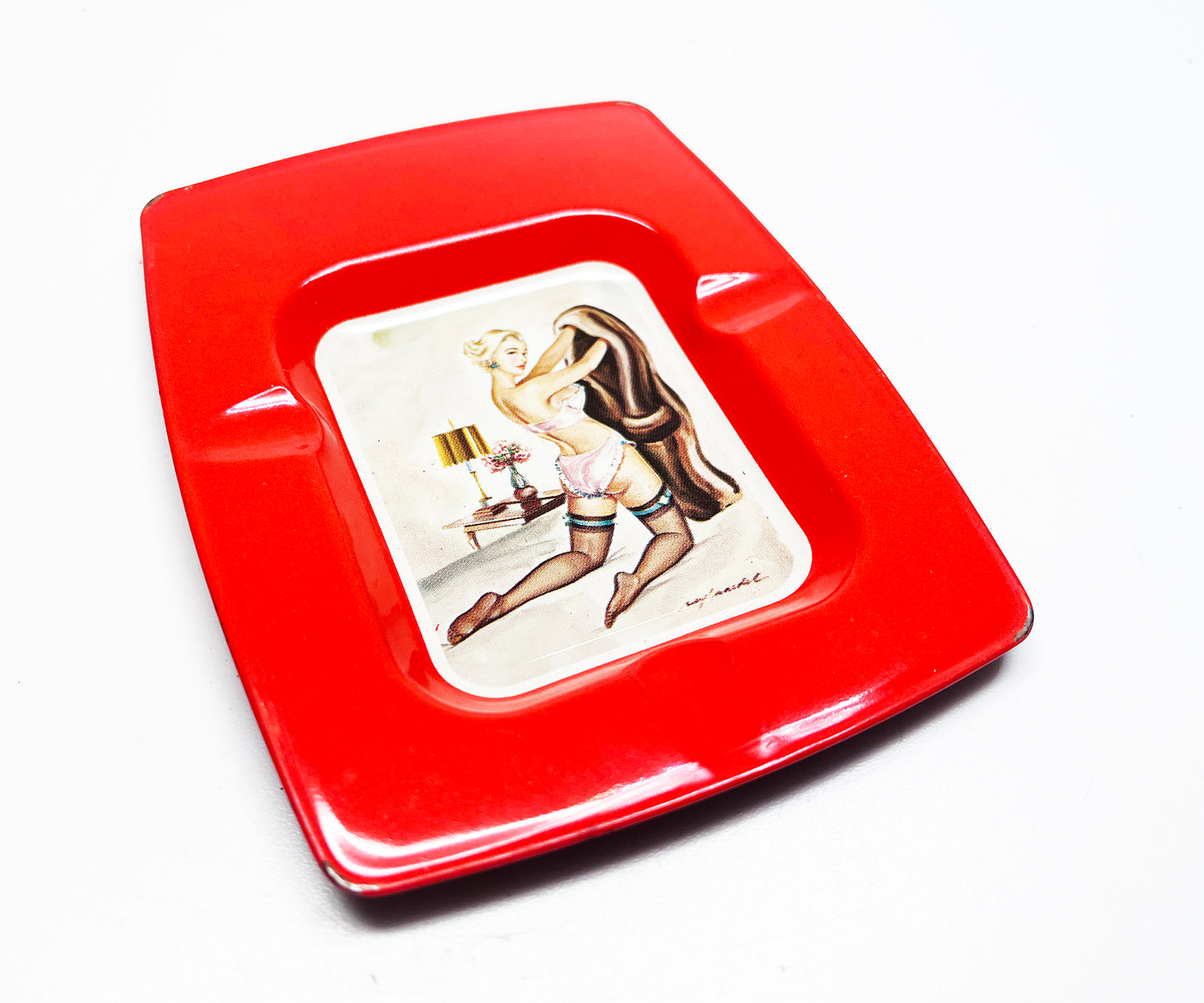 1950s Pinup Girl Ashtray