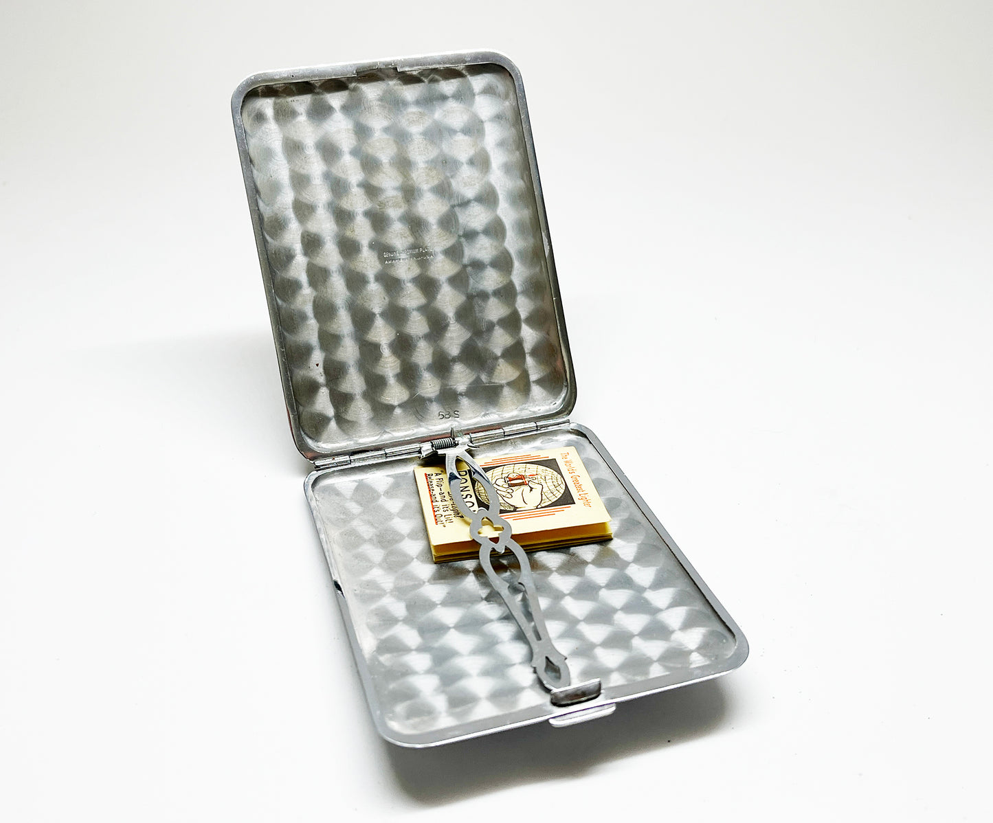1929-1930 Ronson De-Light Lighter and Cigarette Case Set