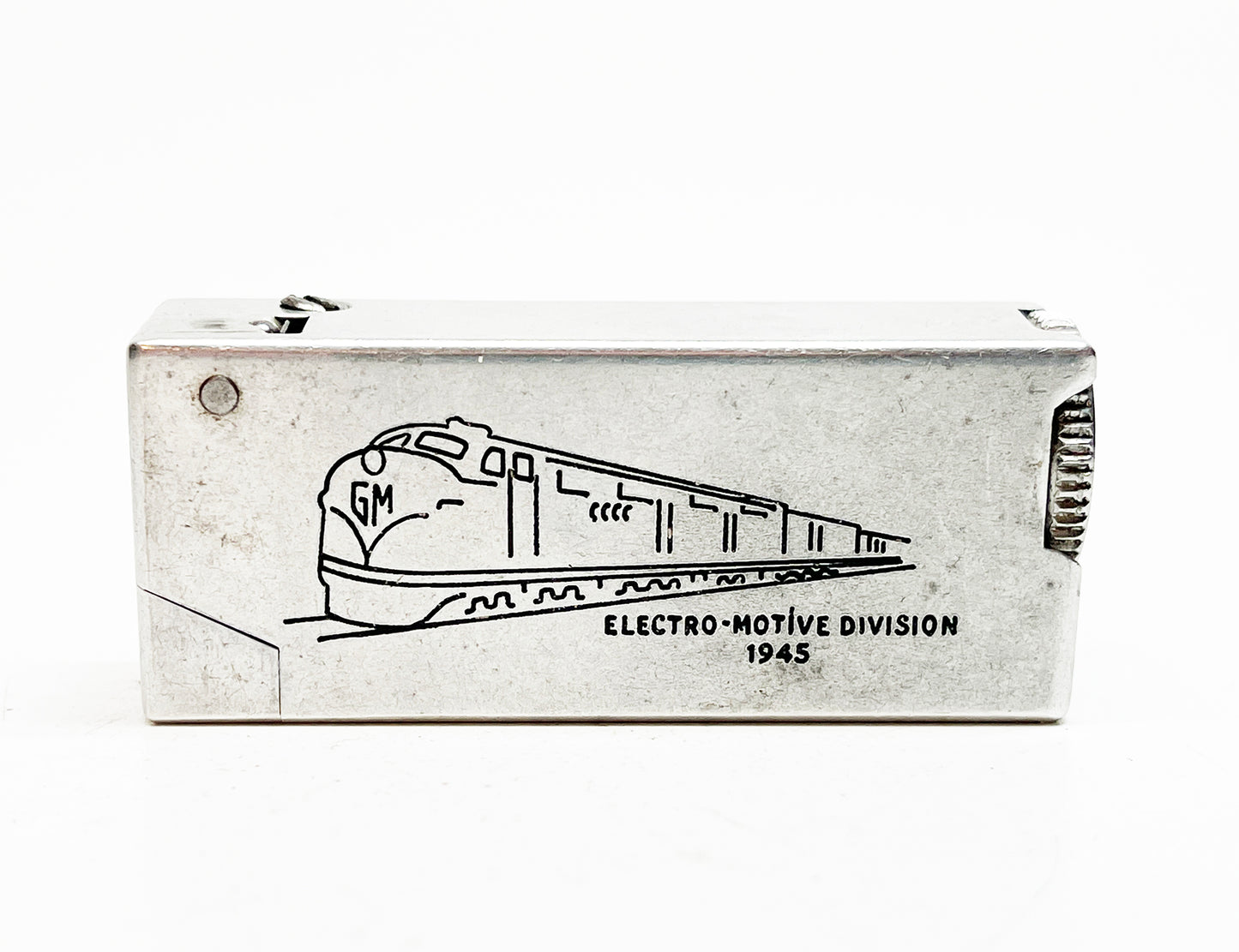 1940s GM Electro-Motive Crown Block Train Advertising Lighter