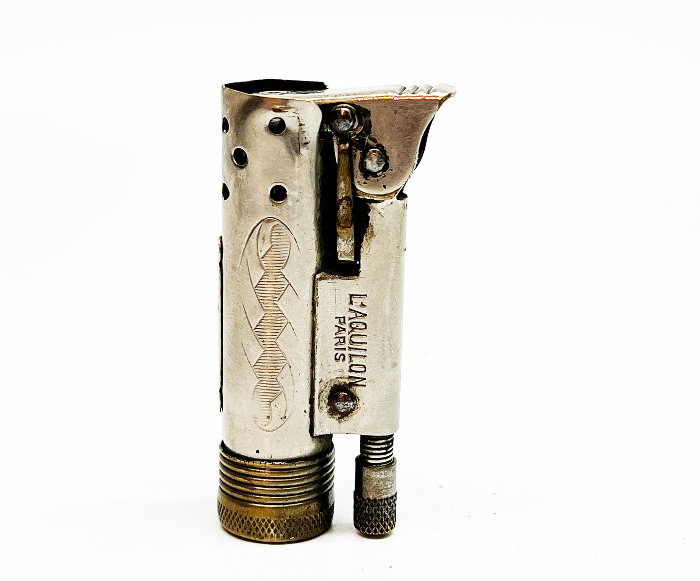 Working 1920s French L'Aquilon Flip Action Lighter