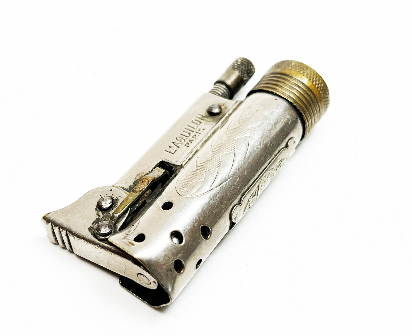 Working 1920s French L'Aquilon Flip Action Lighter