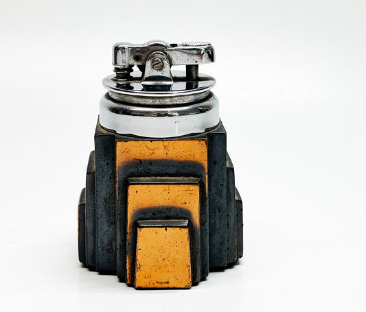 1929 Ronson New Yorker Copper-Base Table Lighter