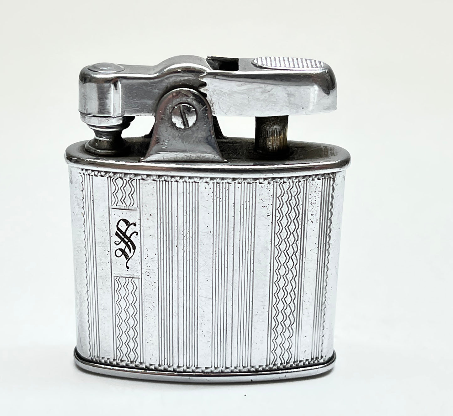 1929-1930 Ronson De-Light Lighter and Cigarette Case Set