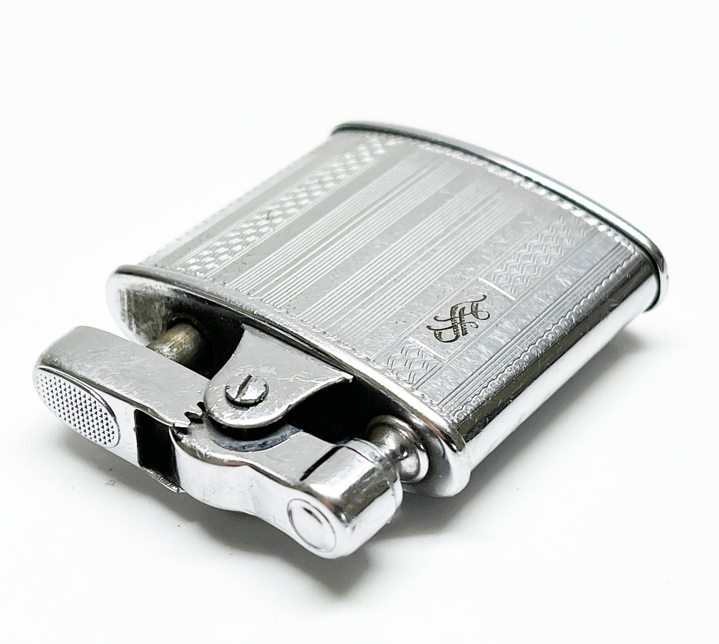 1929-1930 Ronson De-Light Lighter and Cigarette Case Set