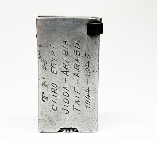 Working WWII 1940s Aluminum Block Trench Art Lighter