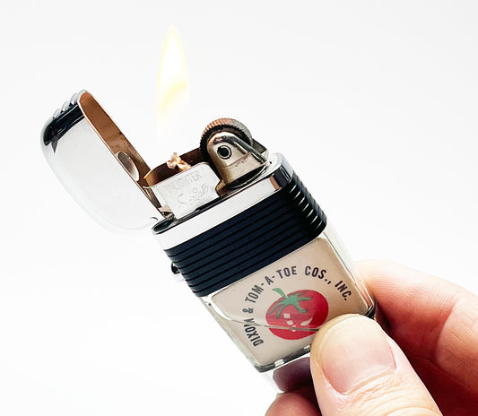 1960s Tomato Distributors Advertising Mini Scripto Lighter