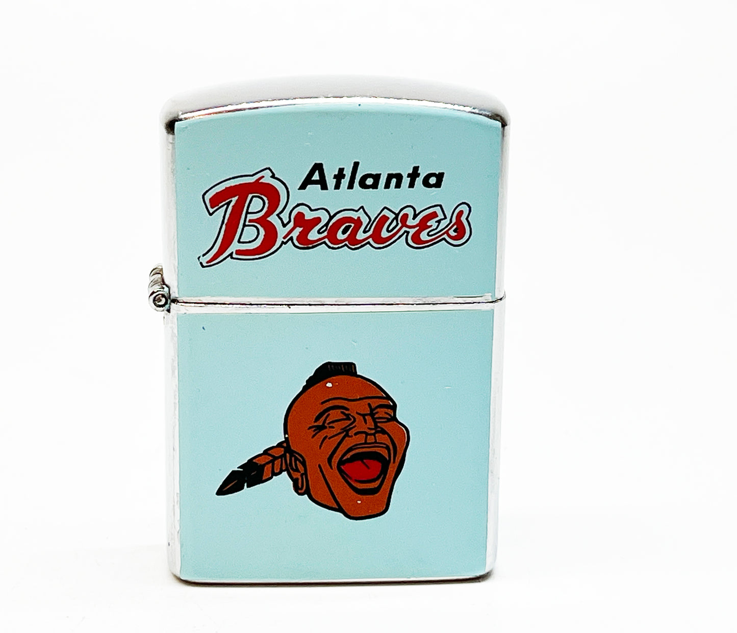 1960s Atlanta Braves Baseball Lighter in Original Box