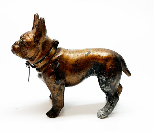 1912 MEB Figural Bronze Dog Lighter Made in Austria