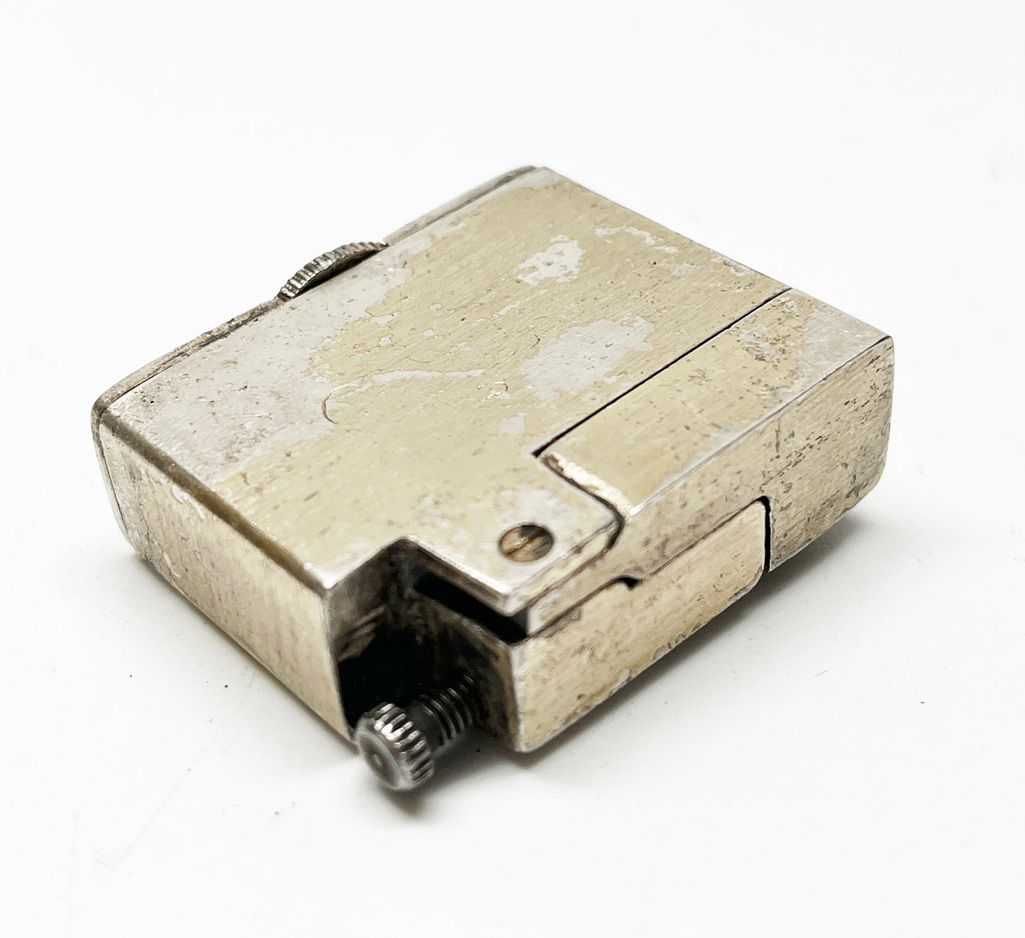 Lift Arm Hand Made Block Aluminum 1940s Machined Lighter