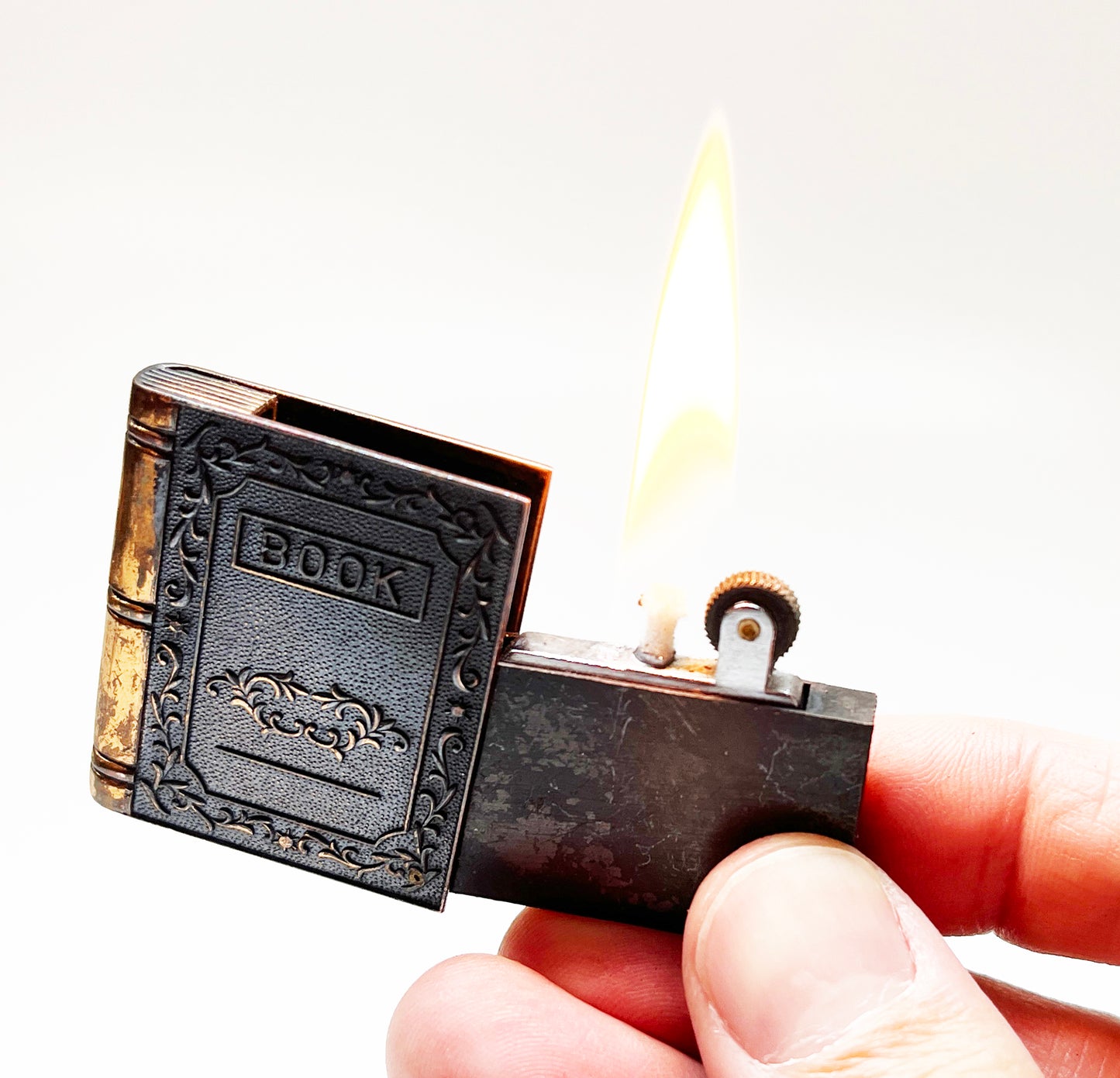 Book-Shaped 1960s Mini Pendant Lighter
