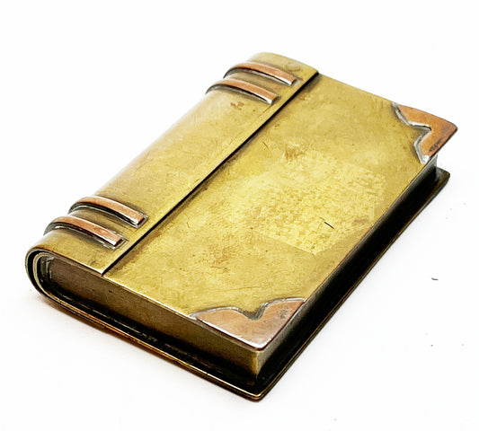 WWI Trench Art Book-Shaped Lighter