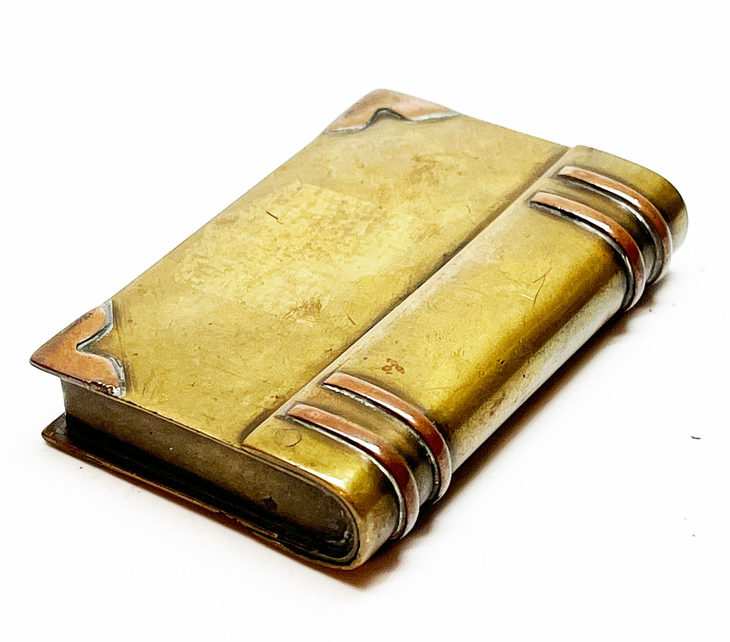 WWI Trench Art Book-Shaped Lighter