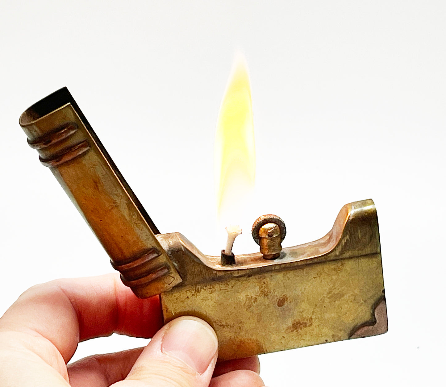 WWI Trench Art Book-Shaped Lighter