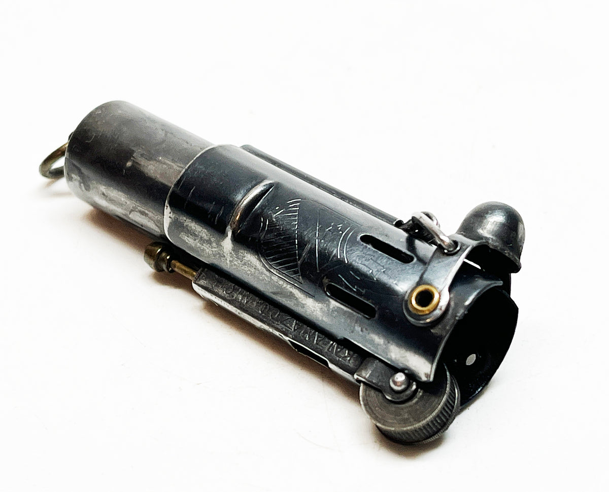Working 1940s  WWII Bowers Sure Fire Side Sleeve Lighter