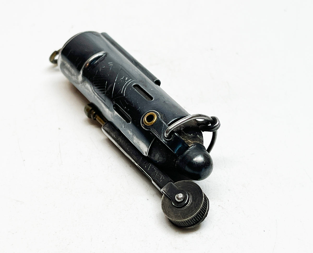 Working 1940s  WWII Bowers Sure Fire Side Sleeve Lighter