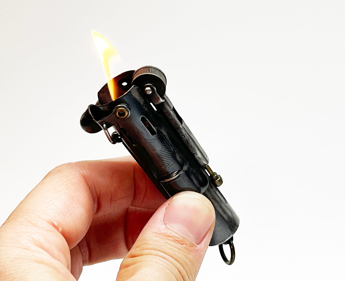 Working 1940s  WWII Bowers Sure Fire Side Sleeve Lighter
