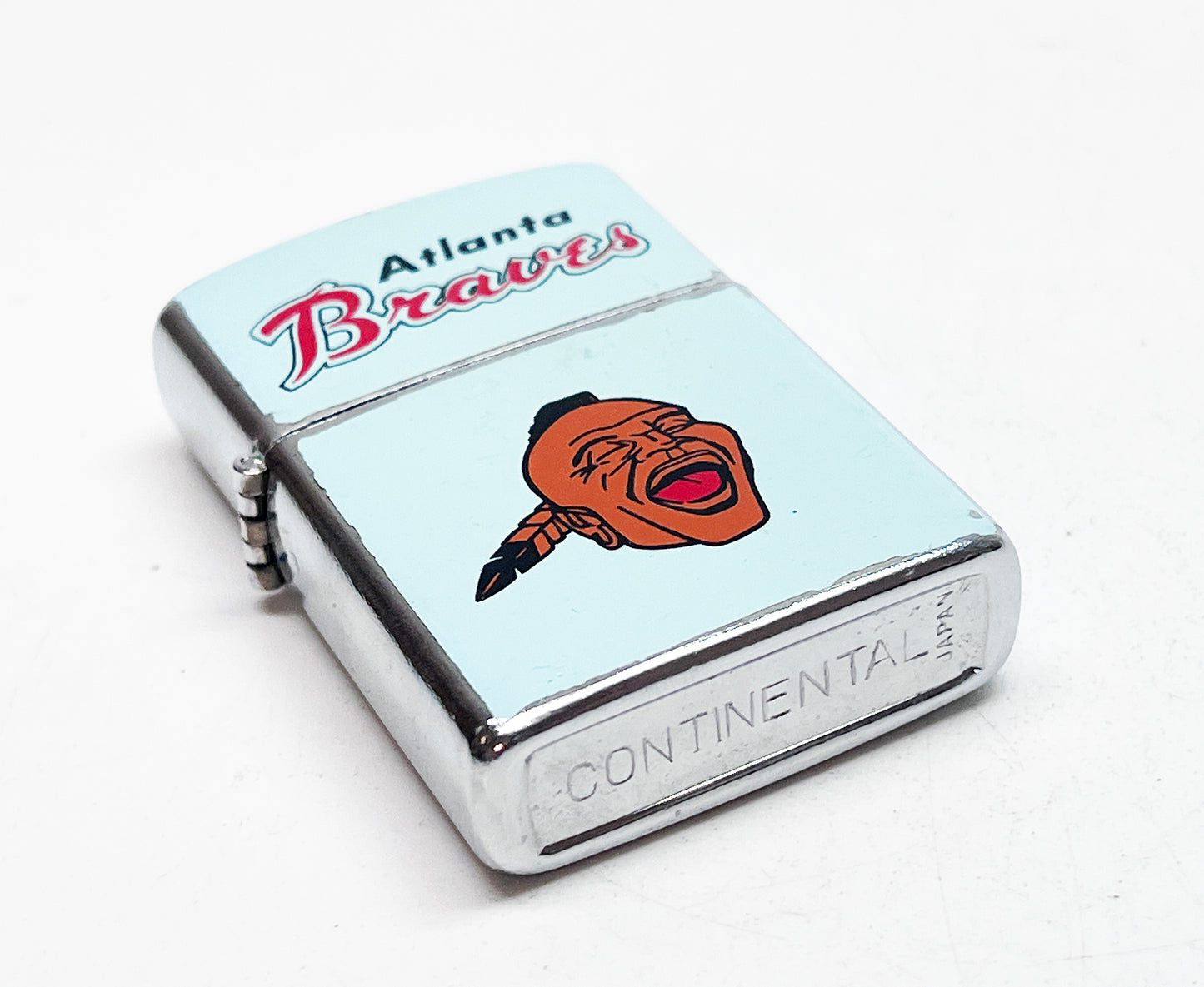1960s Atlanta Braves Vintage Baseball Lighter