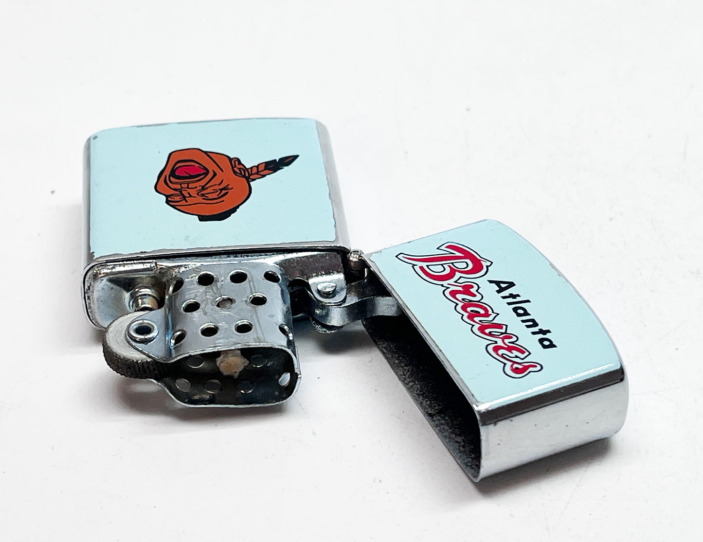 1960s Atlanta Braves Vintage Baseball Lighter