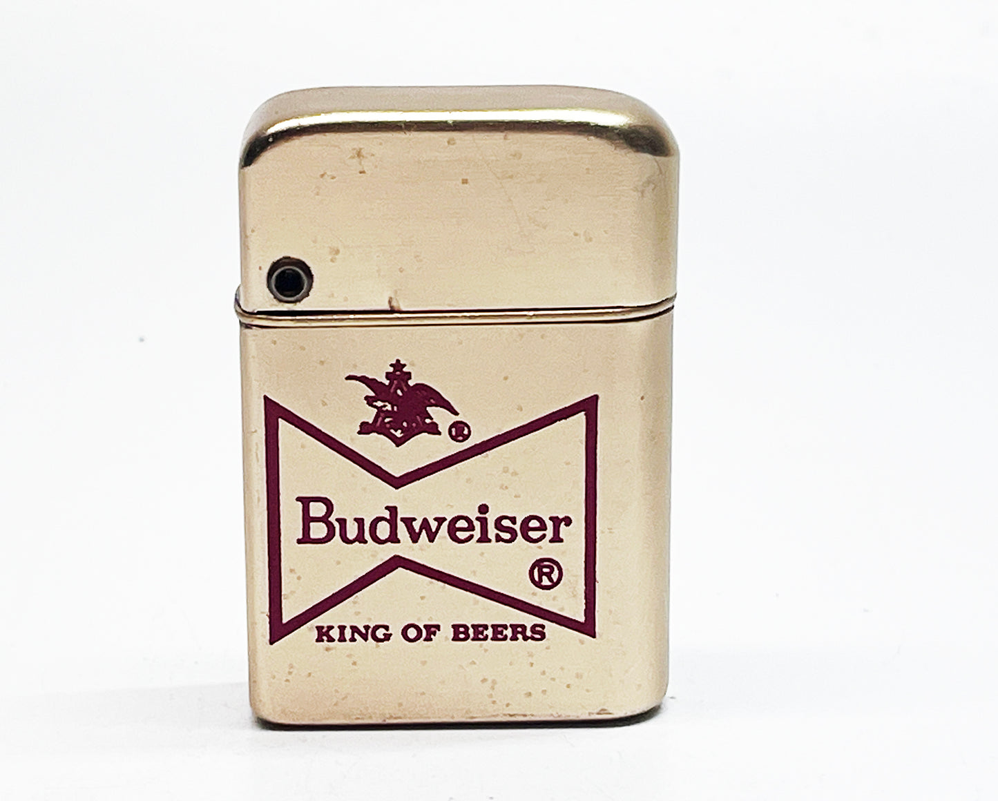 1960s Budweiser Bowers Stormmaster Vintage Working Lighter