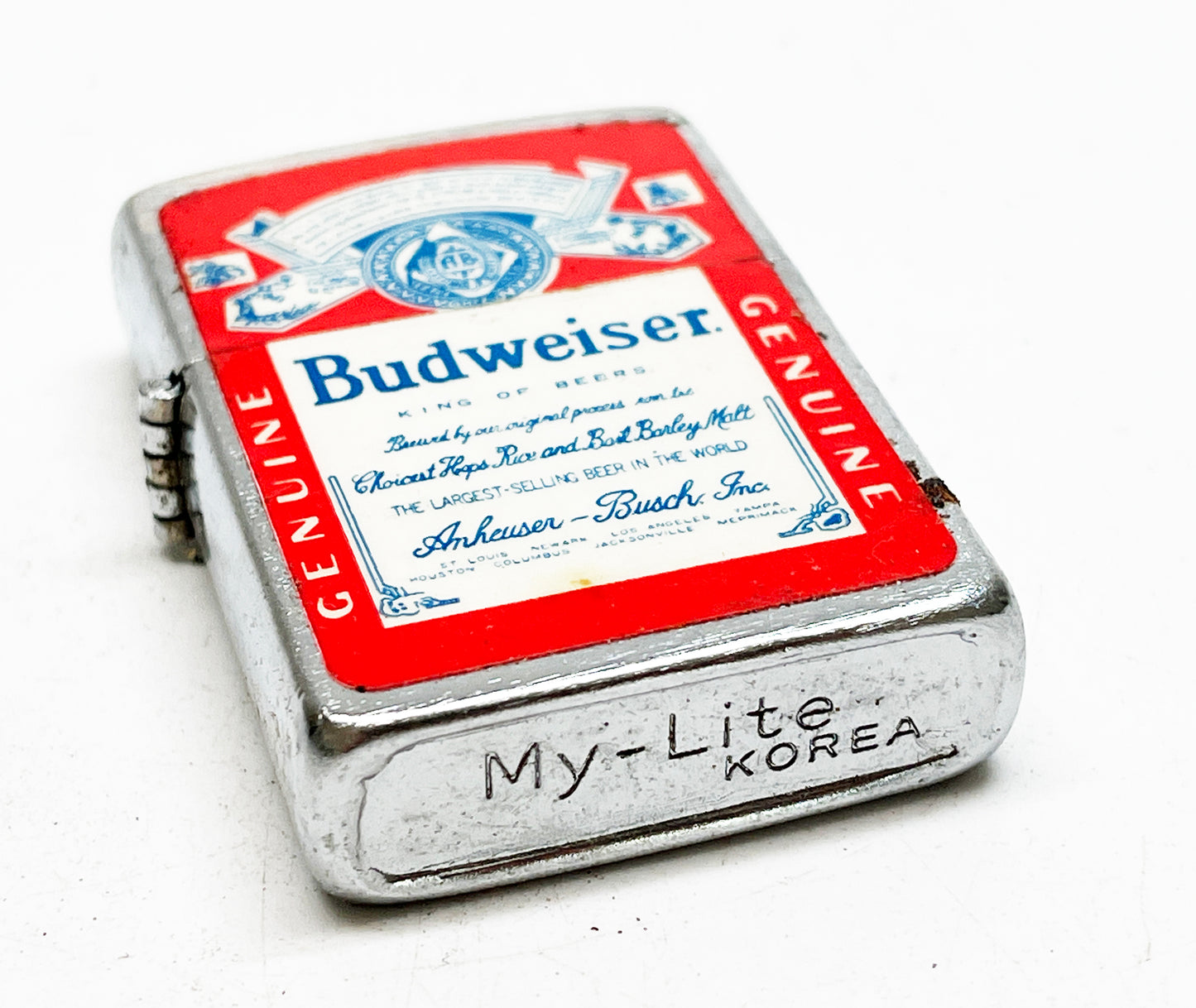 1960s Budweiser Beer Advertising Lighter