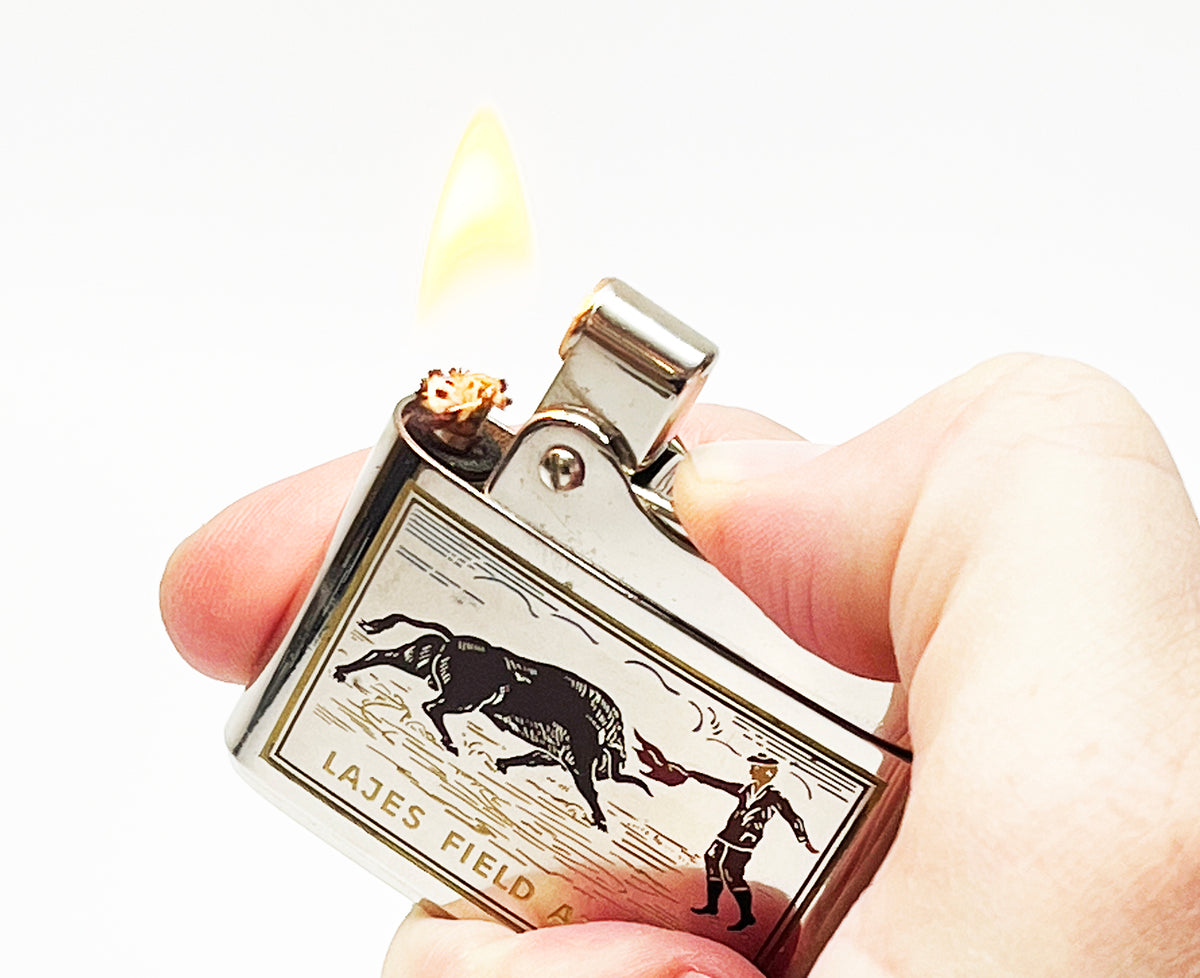 1950s Rowenta Snip Bullfighting Lajes Field Azores German Working Lighter