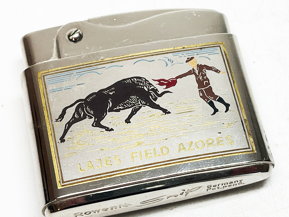 1950s Rowenta Snip Bullfighting Lajes Field Azores German Working Lighter