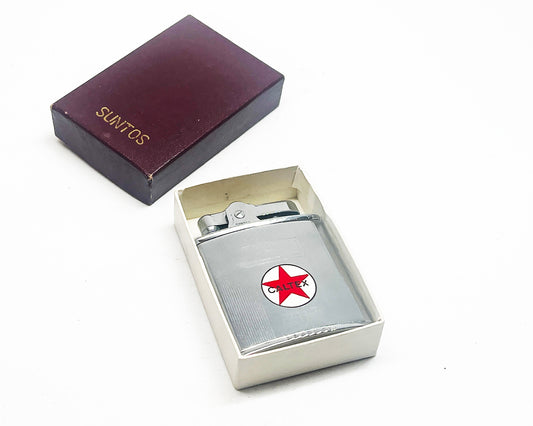 1950s Suntos Caltex Advertising Ashtray Lighter 1950s Combo
