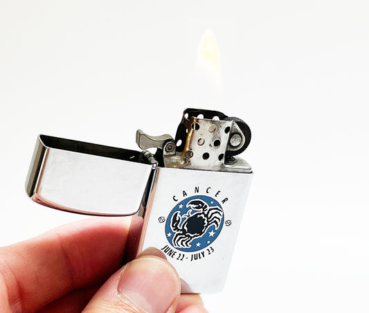 1977 Zippo Cancer Zodiac Astrology Lighter