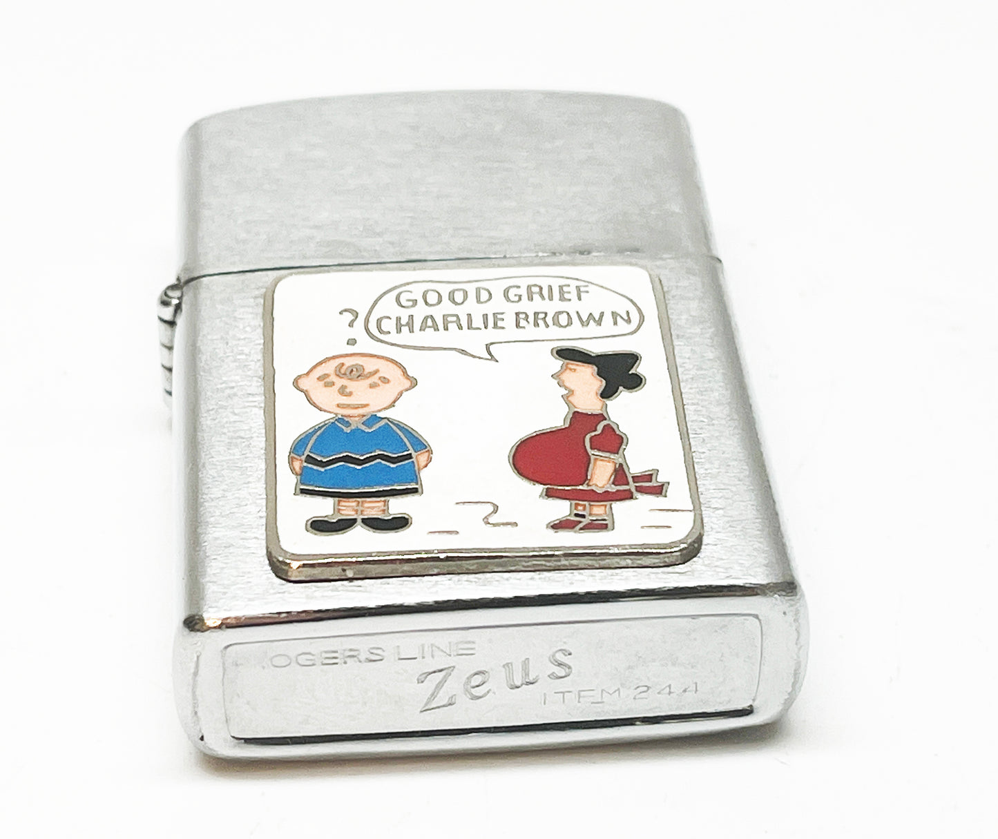 1960s Charlie Brown Funny Vietnam Era Flip Top Lighter