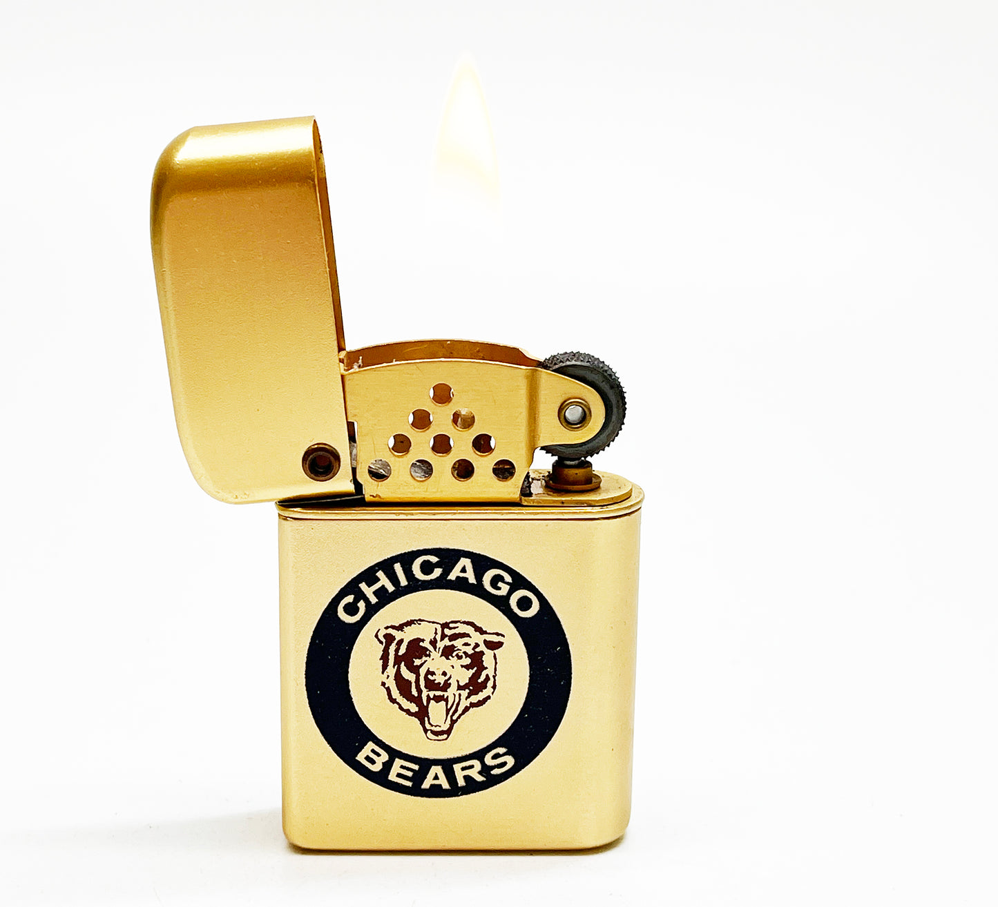 1960s Chicago Bears NFL Football Lighter in Original Box