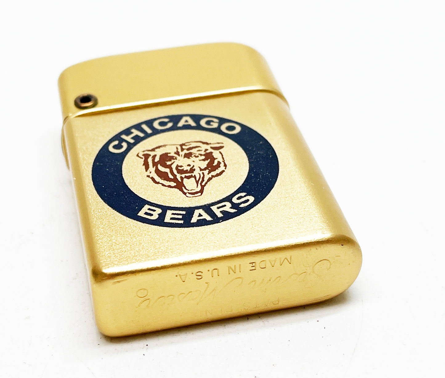 1960s Chicago Bears NFL Football Lighter in Original Box