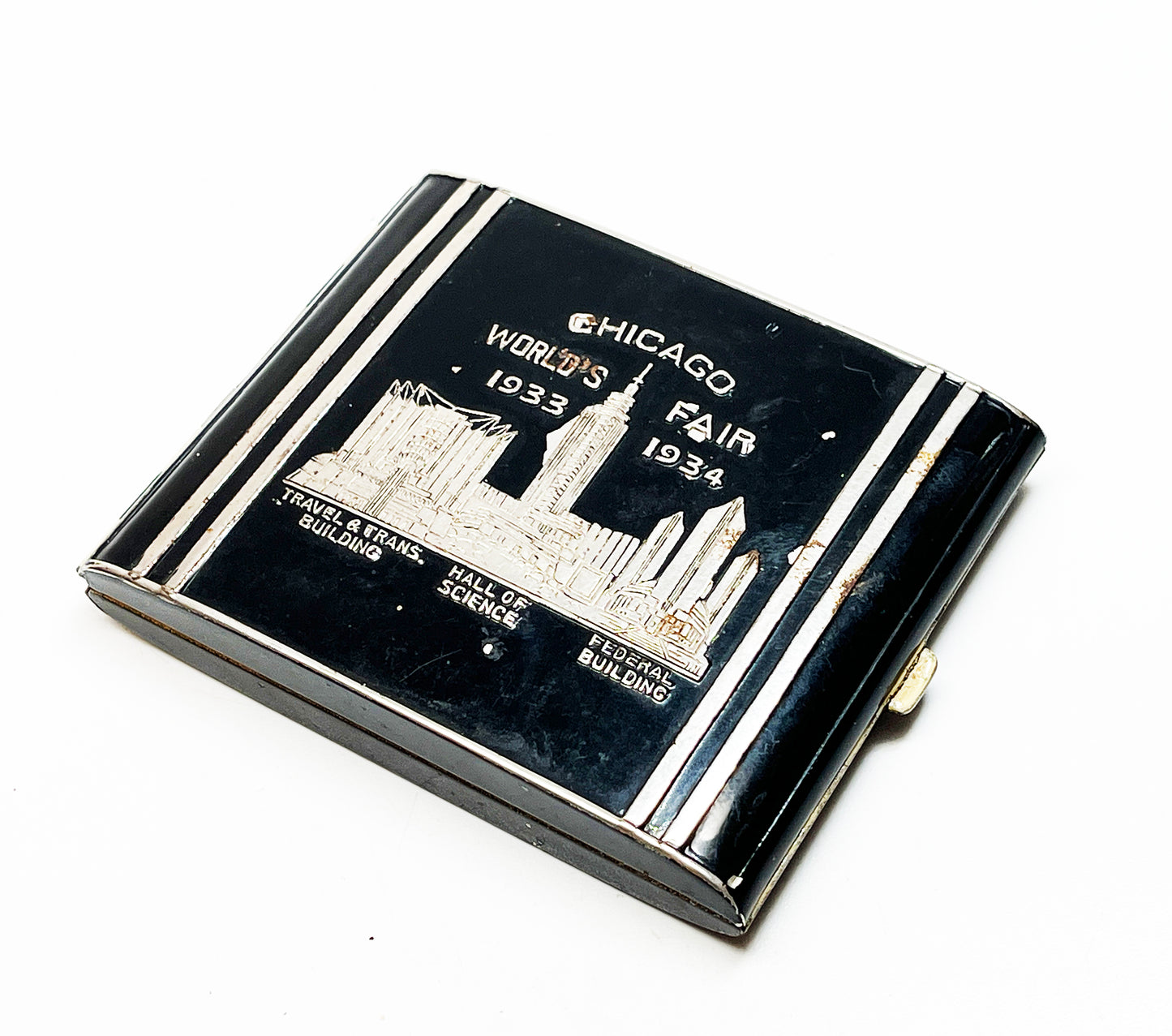 1933 Chicago World's Fair Cigarette / Card Case