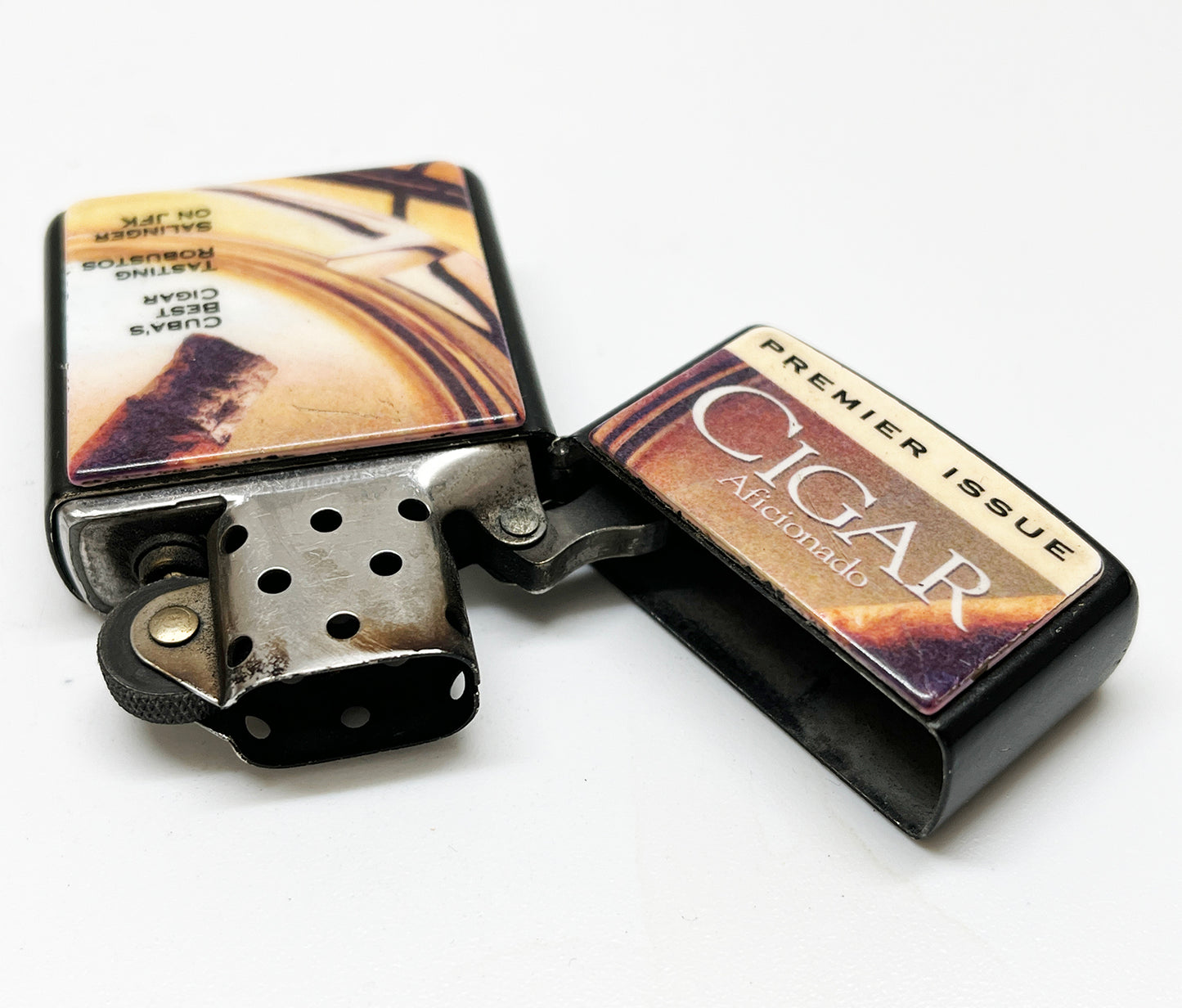 1998 Cigar Aficionado Magazine Zippo Advertising Lighter