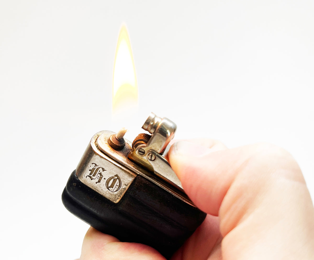 1940s Colibri Kreisler West German Rubber Case Lighter