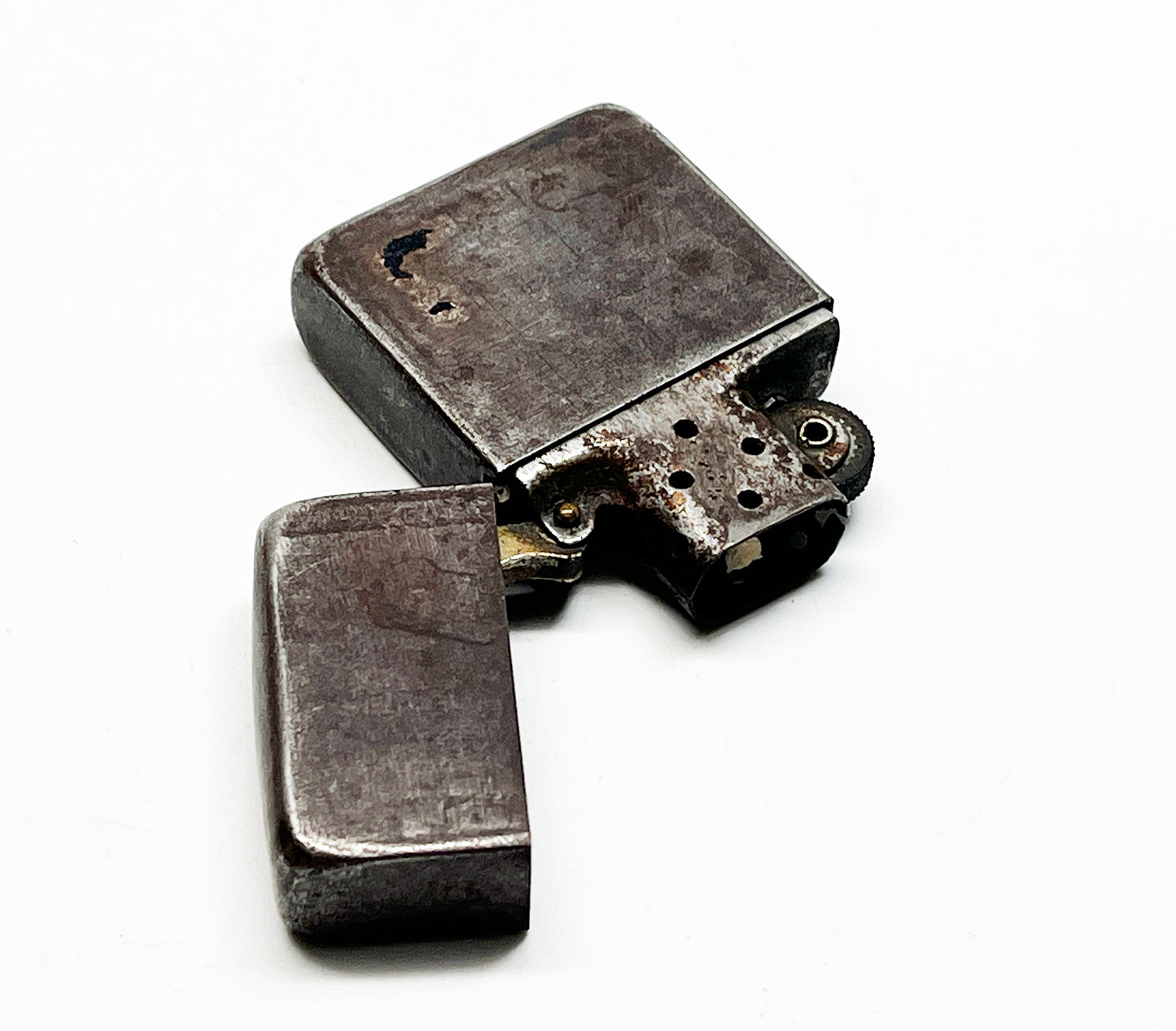 1942-1946 Black Crackle WWII Military Zippo with Original Insert