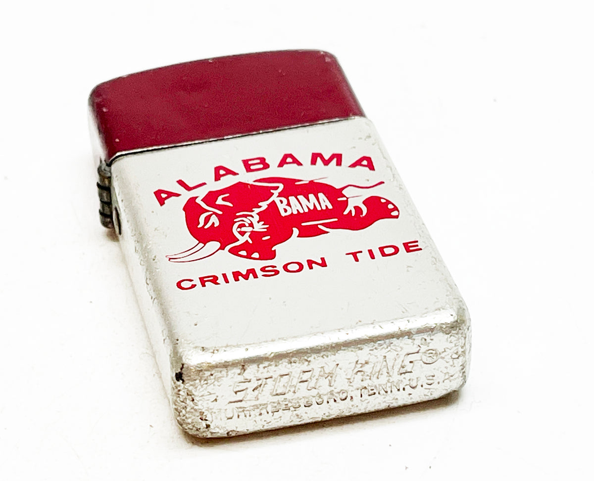 1960s University of Alabama Crimson Tide Vintage NCAA Football Lighter