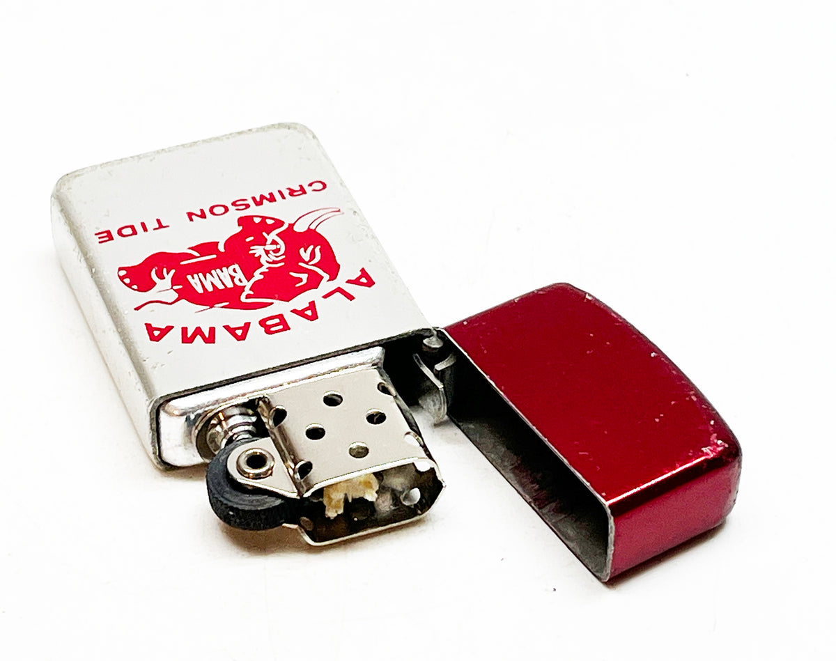 1960s University of Alabama Crimson Tide Vintage NCAA Football Lighter