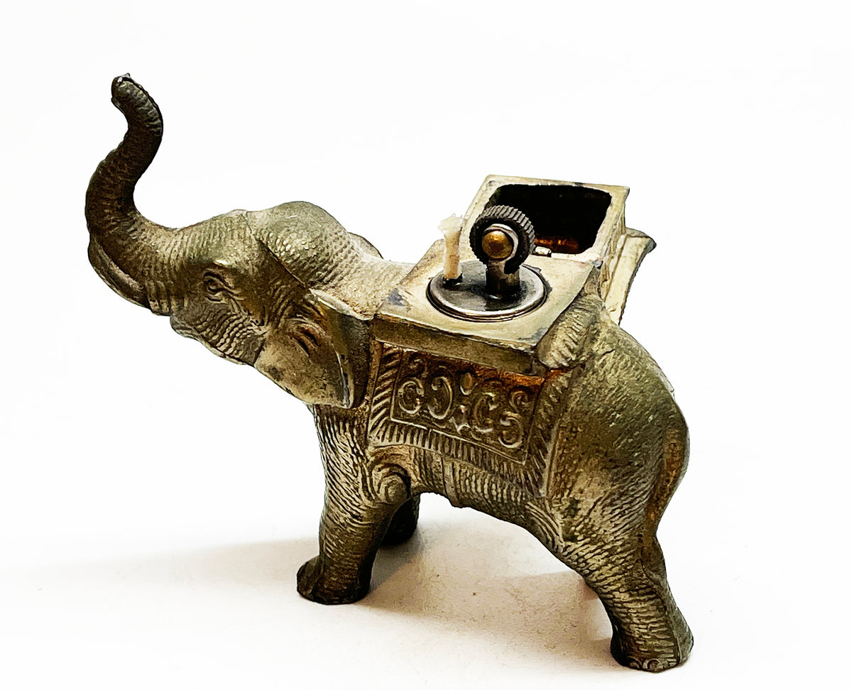 1950s Elephant Shaped Japanese Table Lighter
