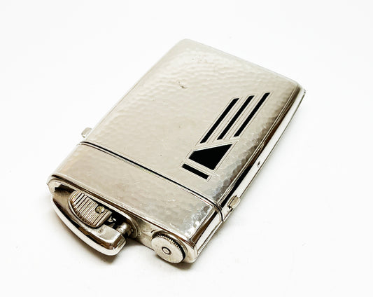 Evans Clipper Semi-Automatic Lighter 1930s Case Combination