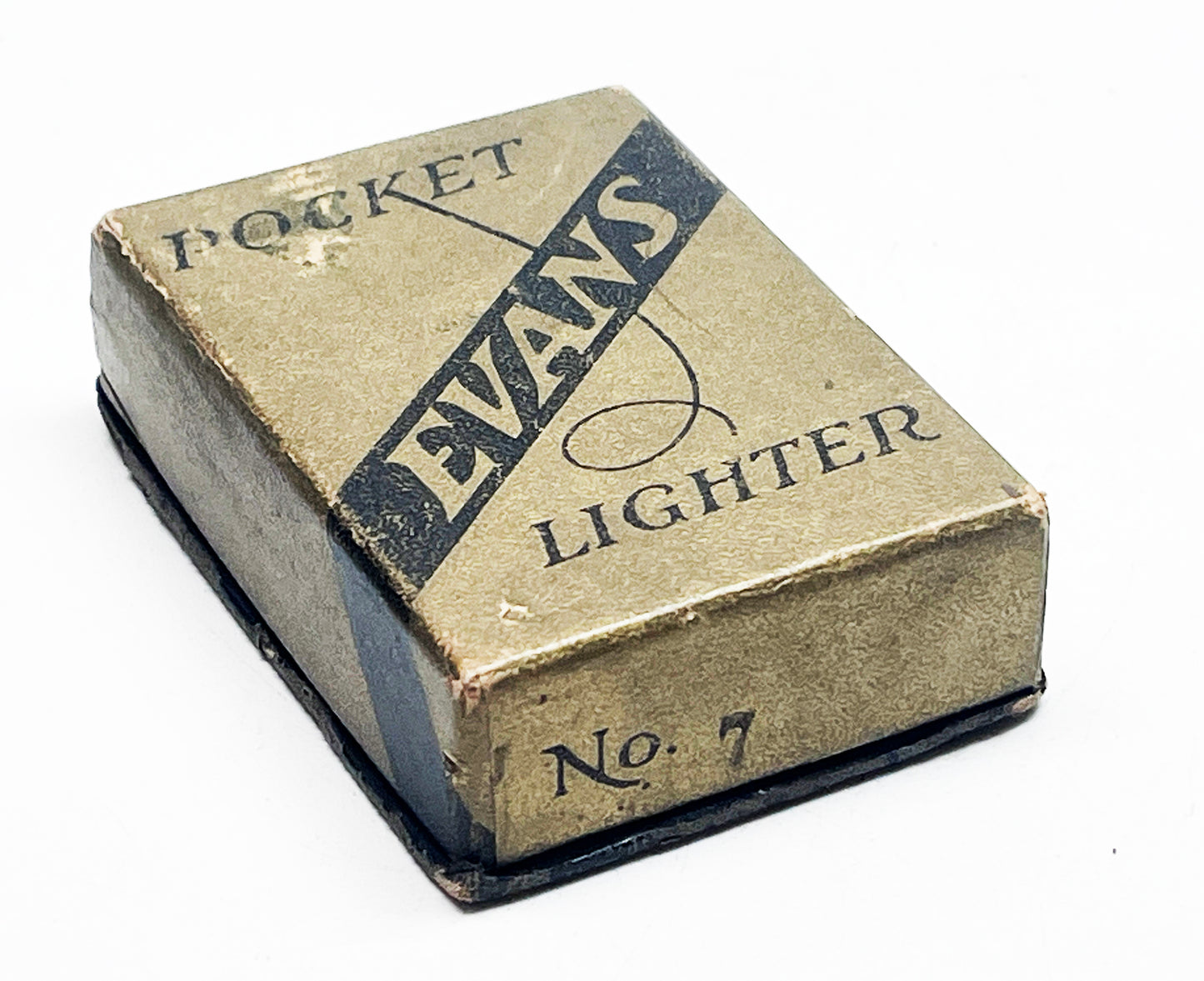 1920s Evans Lift Arm Lighter with Original Box and Felt Pouch