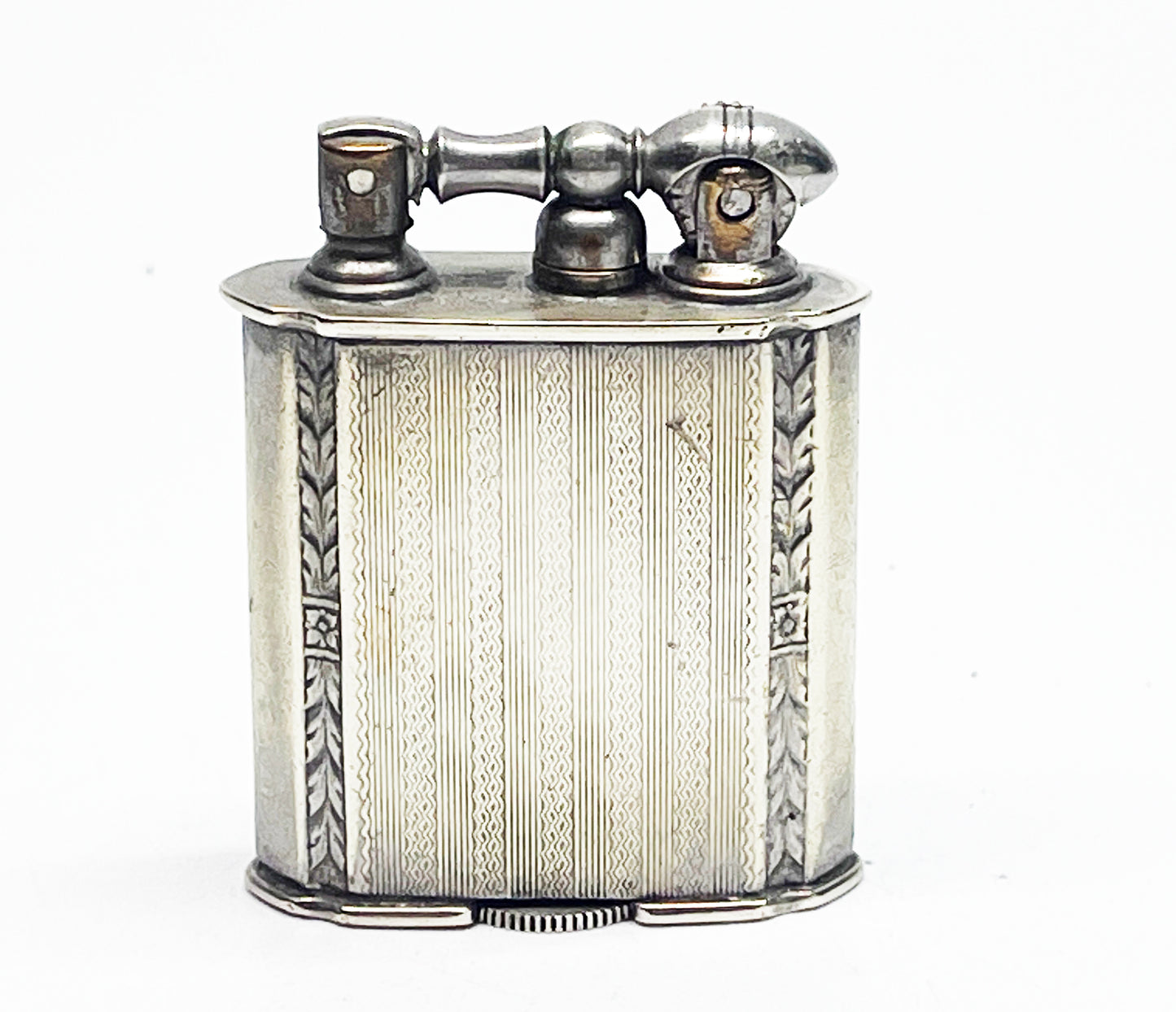1920s Evans Lift Arm Lighter with Original Box and Felt Pouch