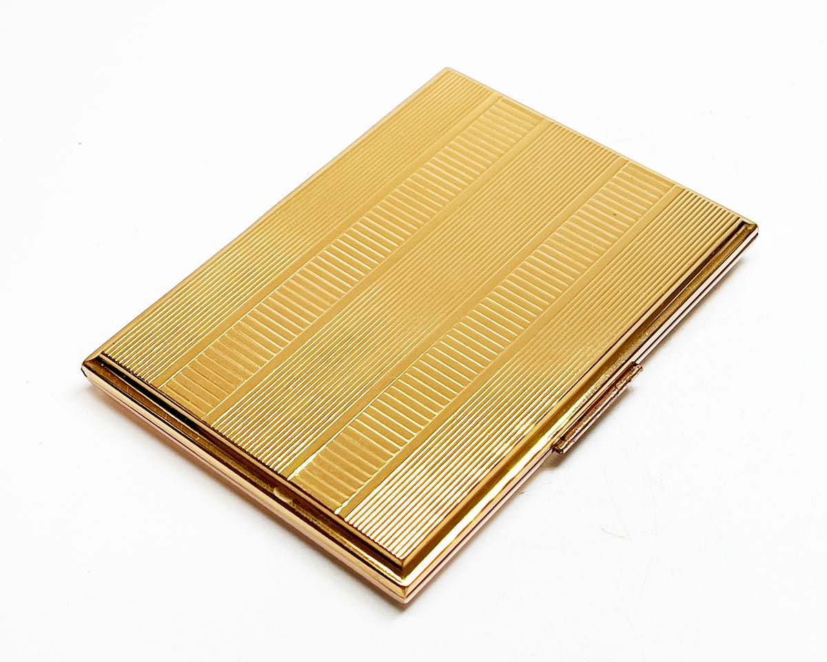 1950s "Styled By Evans" Lighter and Cigarette Case Gift Set