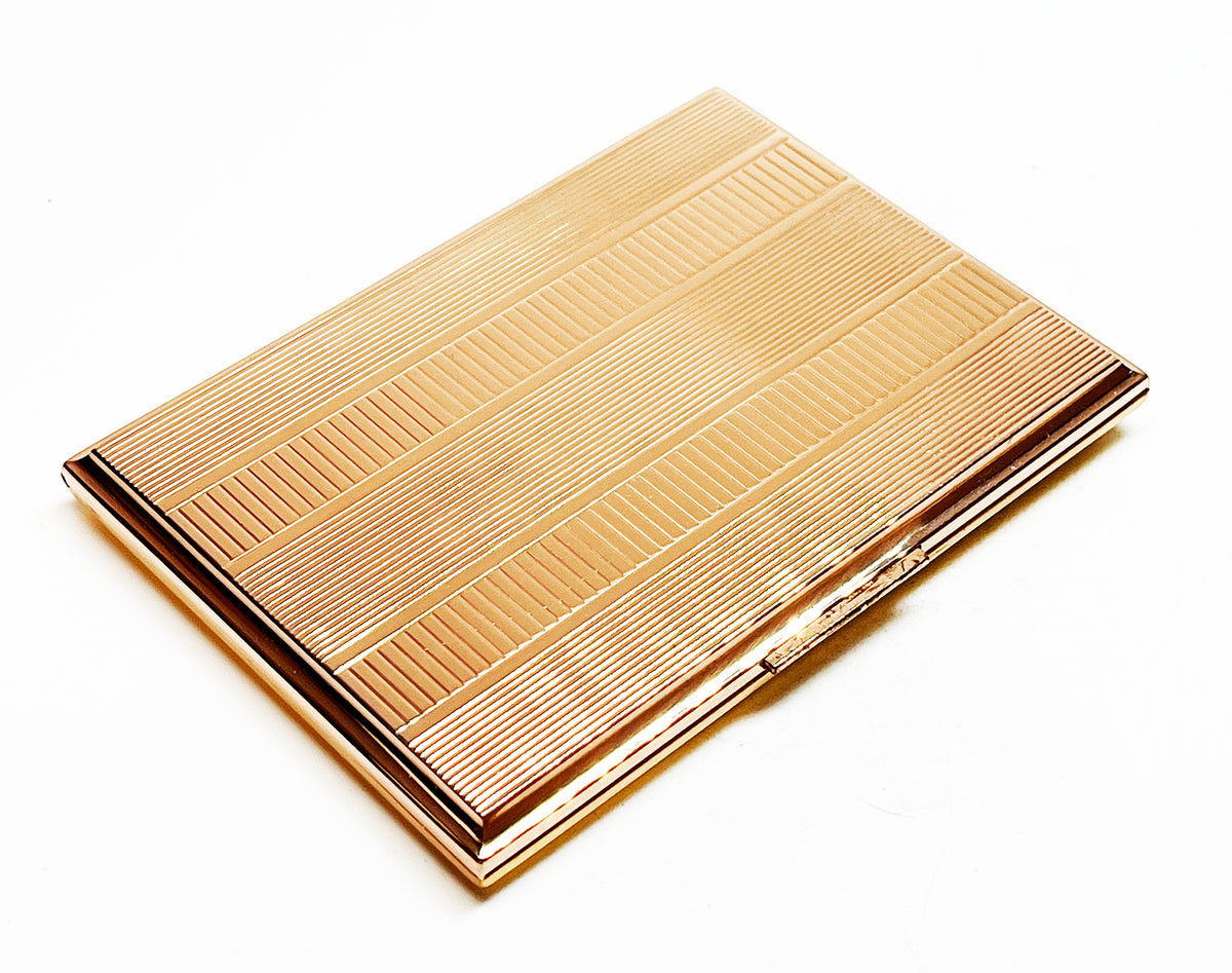 1950s "Styled By Evans" Lighter and Cigarette Case Gift Set