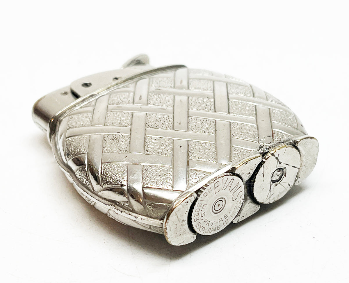 1940s Working Vintage Evans Weaved Pattern Spitfire Lighter