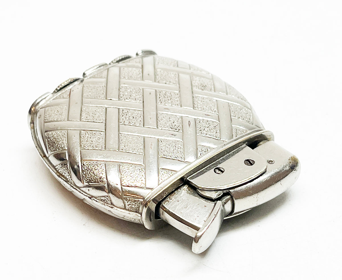 1940s Working Vintage Evans Weaved Pattern Spitfire Lighter