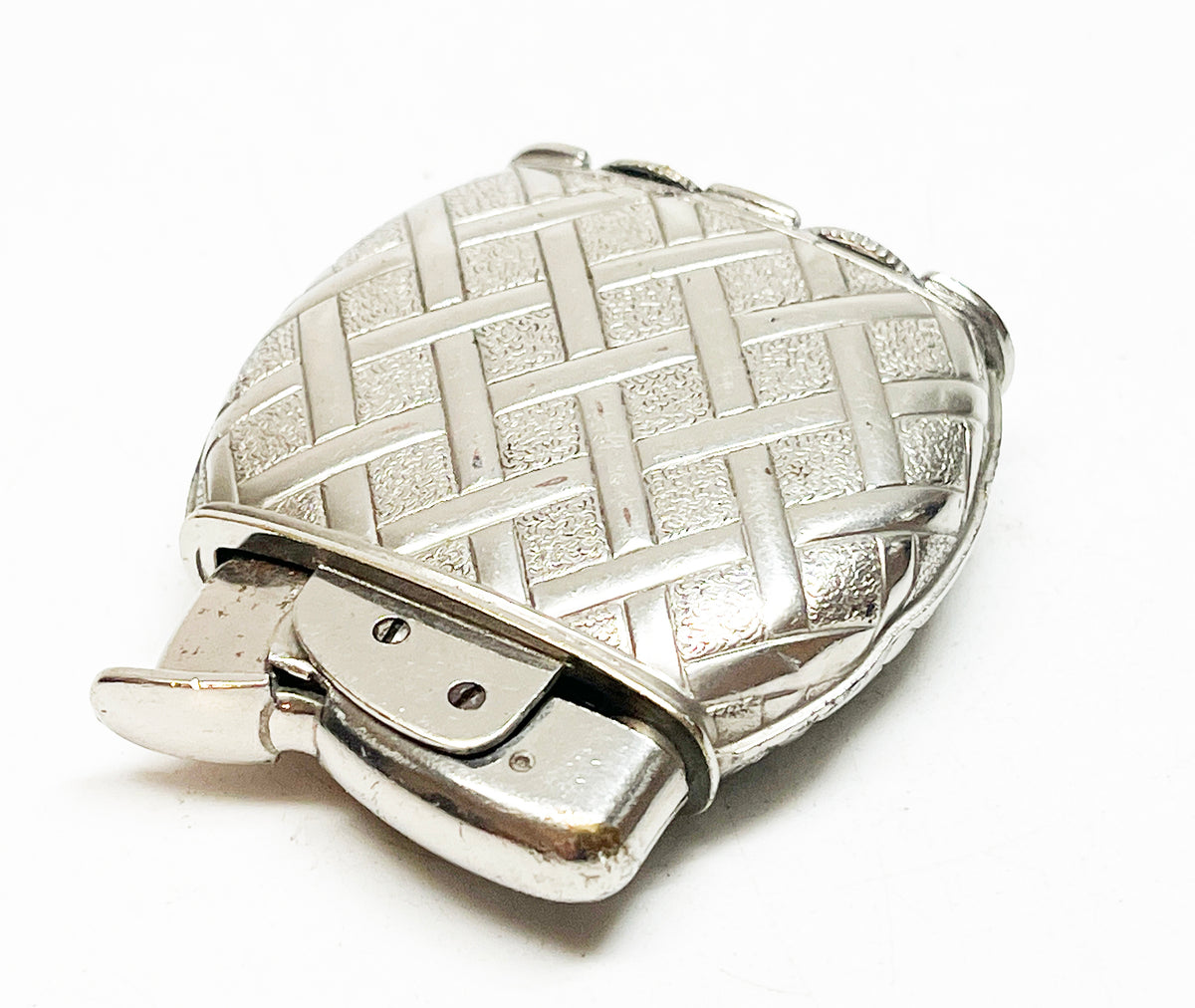 1940s Working Vintage Evans Weaved Pattern Spitfire Lighter